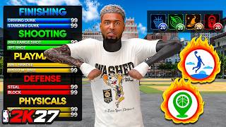This 6'4 Guard Build + CONTACT DUNKS is ABSOLUTELY INSANE in NBA 2K27! Best Guard Build 2K27