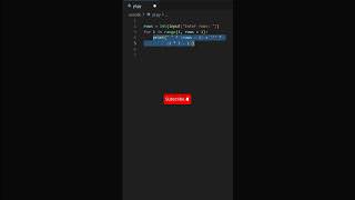 Learn to Print Pyramid Pattern in Python in 30 Seconds!  #shorts