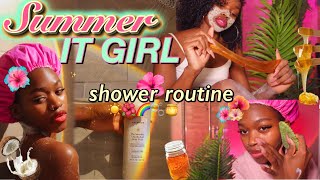 How To Look So Clean & Glowy All Summer The Ultimate It Girl Shower Routine