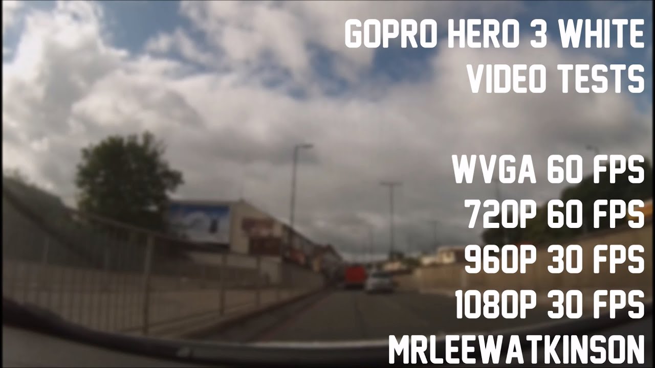 Gopro Hero Resolution GoPro Hero 3 White Resolution Tests - YouTube