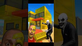 Tiny Gold House Vs Franklin In Indian bike driving 3d #harshtatsuya #shortsfeed #franklin