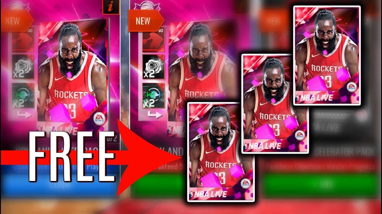 Free Packs in Nba Live Mobile 19 Massive Now & Later Pack Opening