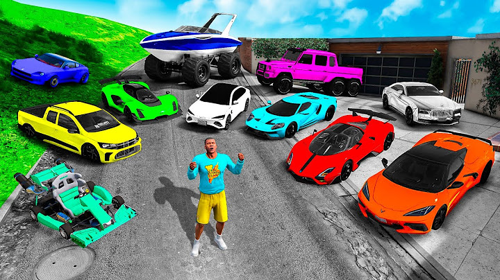 COLECIONANDO CARROS DO SIMEON NO GTA 5