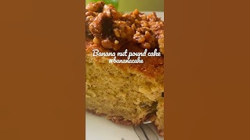 Thumbnail of Bananas nut pound cake #shortvideo #recetasfácil 🔽#postresfacil #delicious
