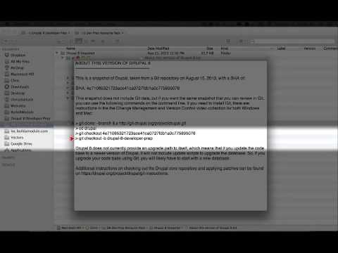 4. How to install our Drupal 8 snapshot with Dev Desktop