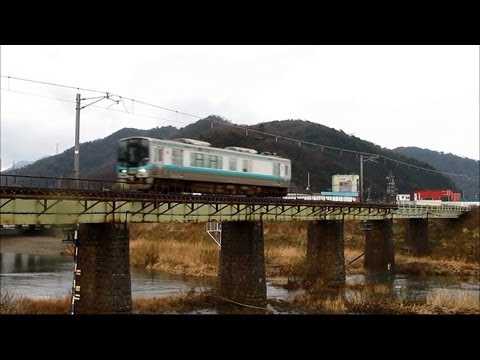 小浜線 125系 1両編成と3両編成 - YouTube