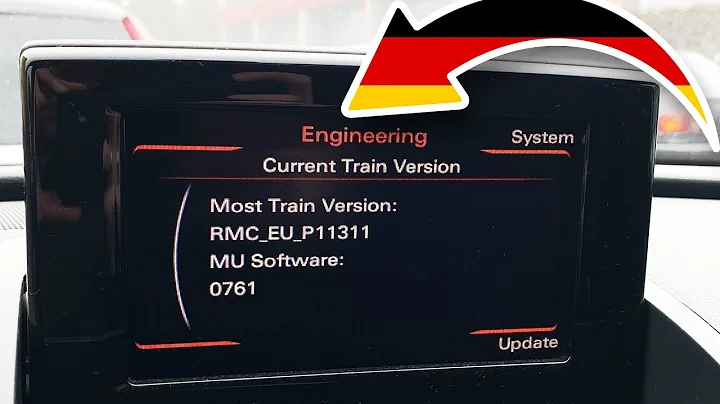 Audi RMC hidden red engineering menu (A1 Q3)