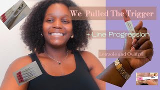 Testing HCG Trigger Shot + Line Progression | Chemical Pregnancy | Positive Test Trigger Warning