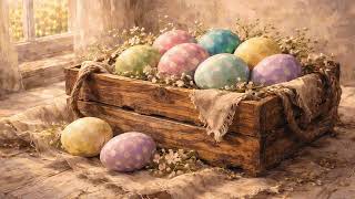 Rustic Easter Eggs Still Life for Samsung Frame TV | 4K Spring Wall Art screenshot 5