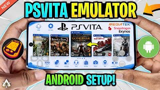 NEW 🔥 PSVITA EMULATOR FOR ANDROID - VITA3K+ FULL SETUP & SETTINGS | PLAY PS VITA GAMES ON MOBILE!