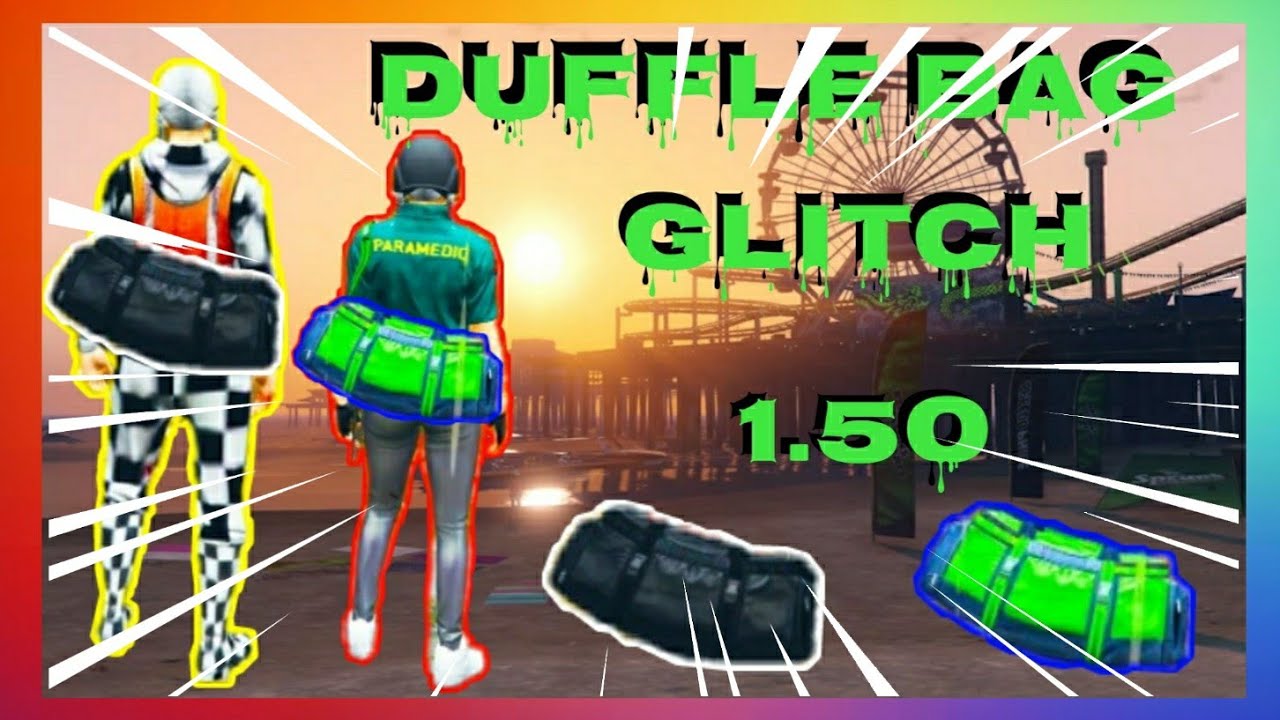 COLOR DUFFEL BAG GLITCH *1.50* GTA5 ONLINE HUSKY_70 YouTube
