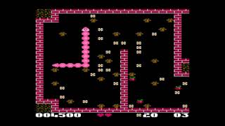 Worm! [Mark Bell, 2010](Atari 7800, NTSC). Slow. Long Body. Eat Most. Score: 11 445. Level: 6 #snake