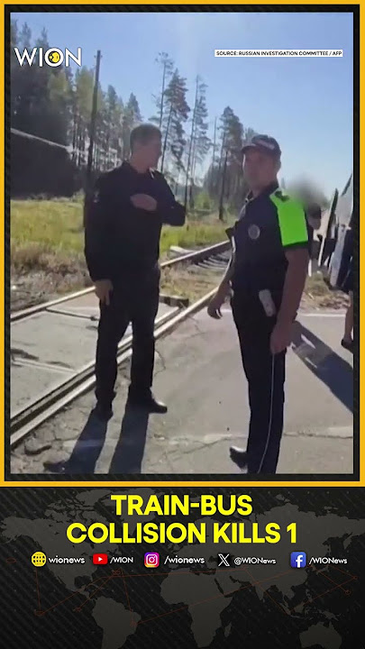 Bus Collides With Freight Train in Russia's Leningrad Region; 1 Dead, 11 Injured | WION Shorts