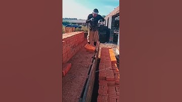 Mover Unloading Red Bricks