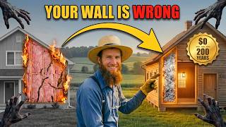 The Ash Layer Inside Every Amish Wall — It Blocks Fire, Sound, and Insects for $0
