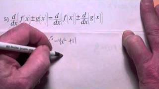 Differentiation Rules  (151  3.1)