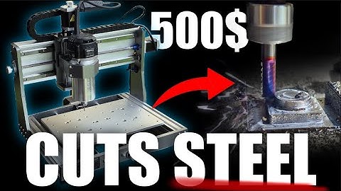 $500 CNC Machine Cuts STEEL?? Sainsmart 3020 Pro Ultra Review