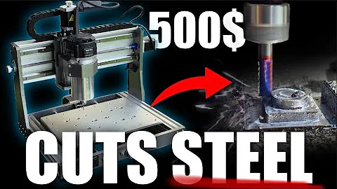 $500 CNC Machine Cuts STEEL?? Sainsmart 3020 Pro Ultra Review