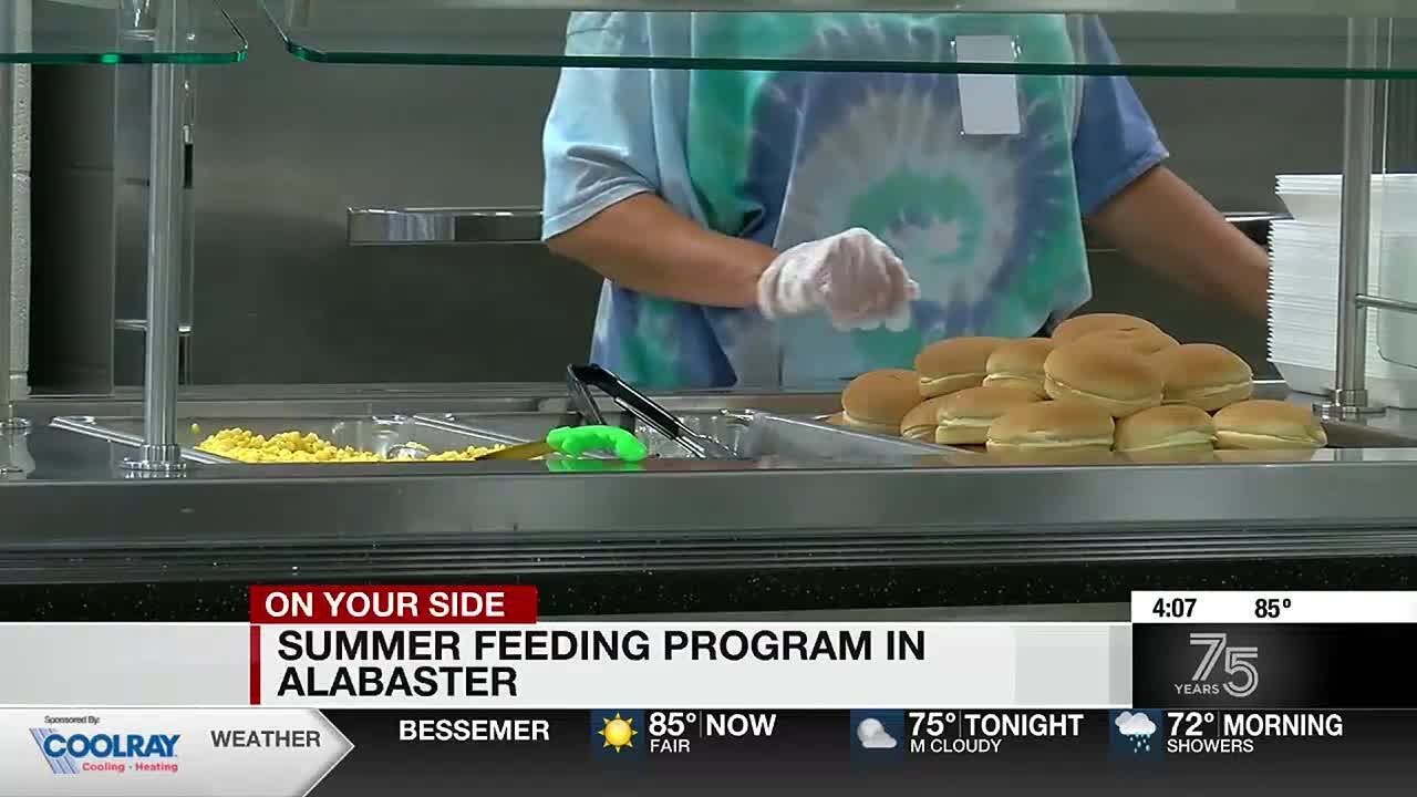 Summer feeding program in Alabaster