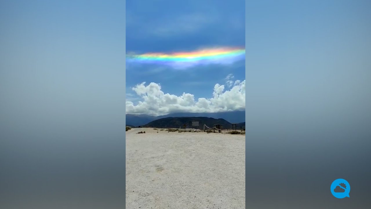 Sorprendente Arcoiris De Fuego Es Captado En El Norte De Chile