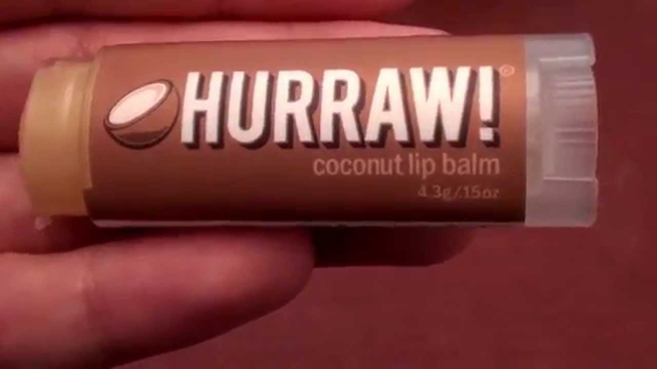 Hurraw! Balm Lip Balm Coconut --REVIEW.. CRUELTY FREE