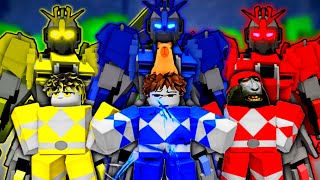 24 Horas Siendo Power Rangers En Strongestbattlegrounds