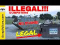 METAL SALVAGE DUMPSTERS!! Don't Get ARRESTED Dumpster Diving for Scrap Metal! Illegal Dumpster Dives