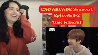 Let's have some fun! | EXO ARCADE Season 1 Episode 1 2 NEW EXOL REACTION
