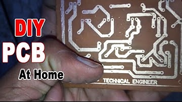 How to Make a Printed Circuit Board (PCB) at Home Hindi/Urdu