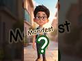 Learn MANIFEST Today | English Word Definition &amp; Sound