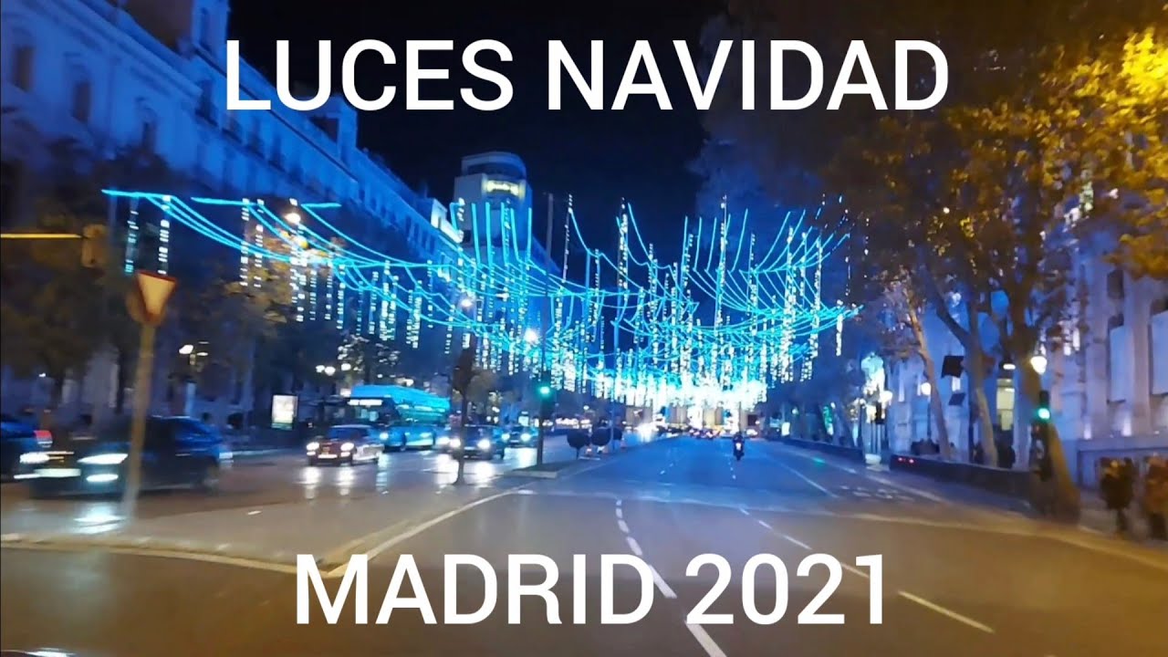 LUCES DE NAVIDAD - CHRISTMAS LIGHTS - MADRID 2021 - Plaza de España, Gran Via, Alcalá