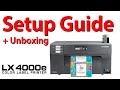 Unboxing & SetUp the LX4000e Label Printer with DTM Print