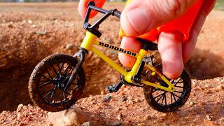 INSANE Dirt Ramp BMX Finger Riding Tricks!