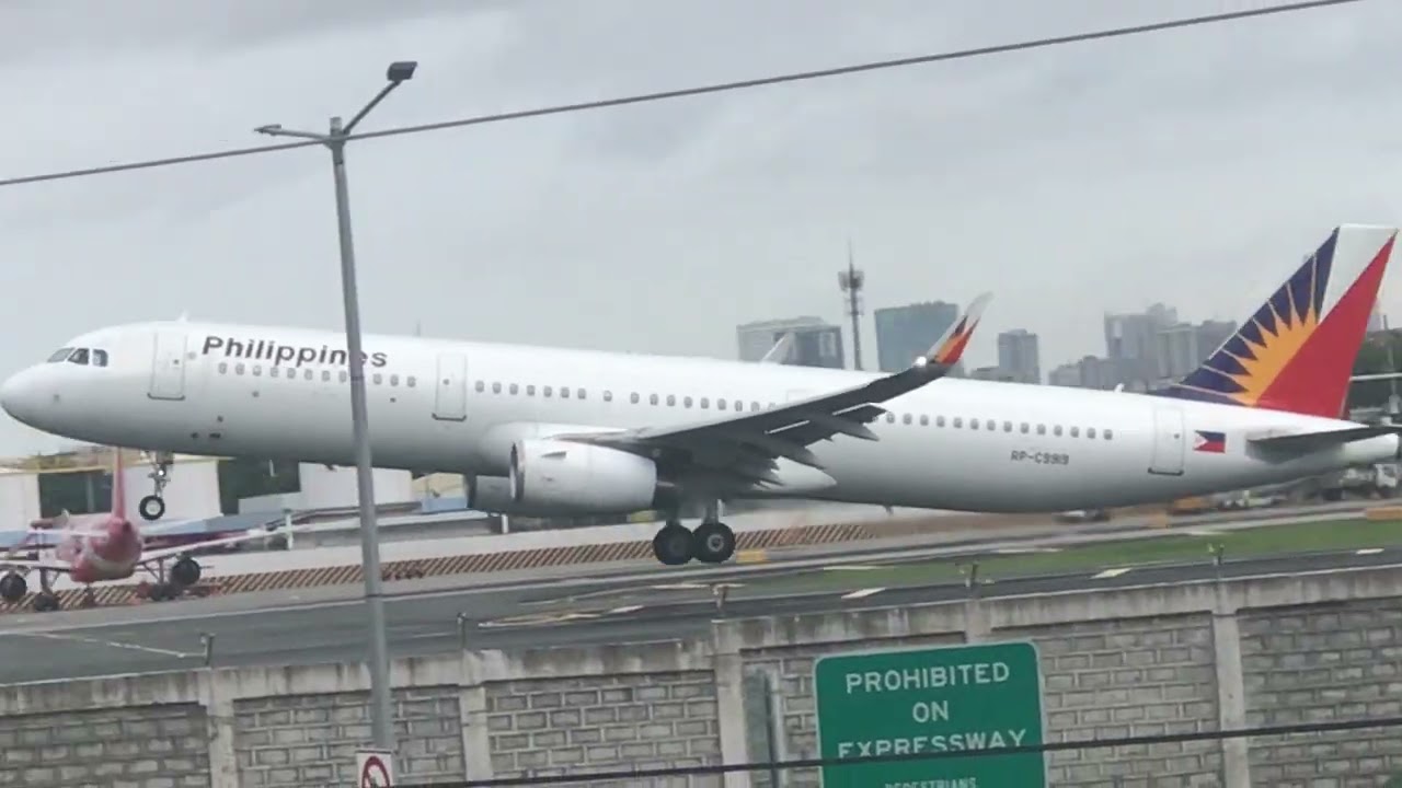 RP-C9919 Philippine Airlines Airbus A321-231 takeoff (PR539)