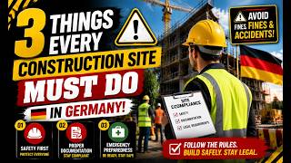 3 Things Every Construction Site Must Do in Germany to Stay Safe & Compliant!