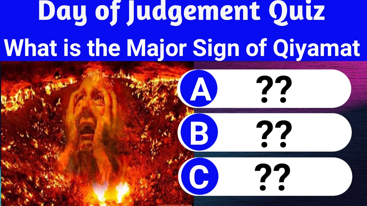 The day of judgement quiz | islam quiz 