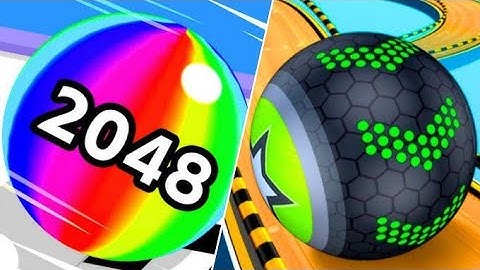 Ball Run 2048 Sky Rolling Ball 3D All Level Gameplay