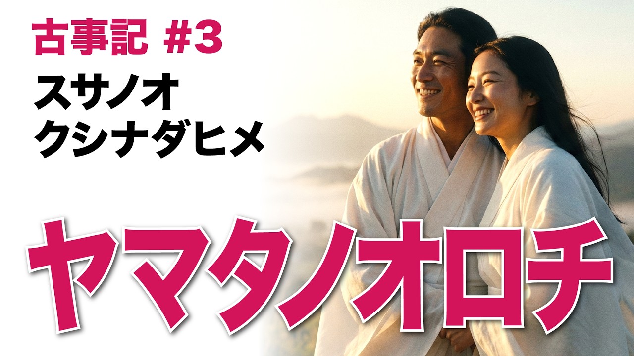 【古事記】ヤマタノオロチ討伐!スサノオの覚醒と愛の物語