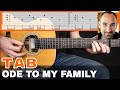 Ode To My Family Guitar Tab