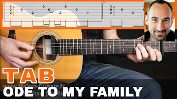 Ode To My Family Guitar Tab