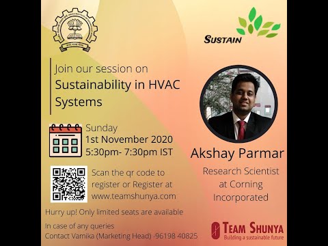 Sustainability in HVAC systems | Akshay Parmar | Sustain