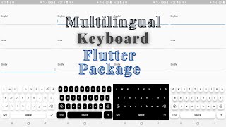 Artistic multilingual keyboards flutter package