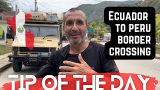 Ecuador to Perú border crossing at La Balsa | 20.09.2023