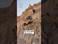 Giant excavator climbs cliff 😳                     🎥: Instagram / realisticaivid