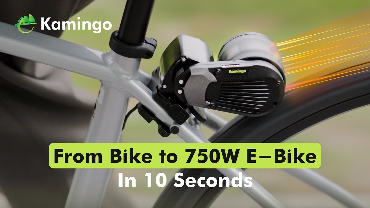 Turn Your Bike Into A 750W e-Bike with Kamingo - The Most Powerful e-Bike Converter