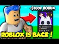 ROBLOX IS FINALLY BACK AND I SPENT 100k ROBUX IN PET SIMULATOR X... (Roblox)