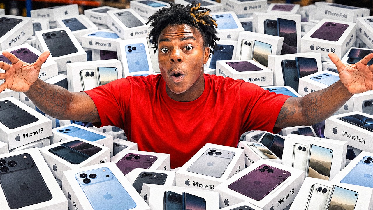 iShowSpeed Gives Away $100,000 In iPHONE 18's!