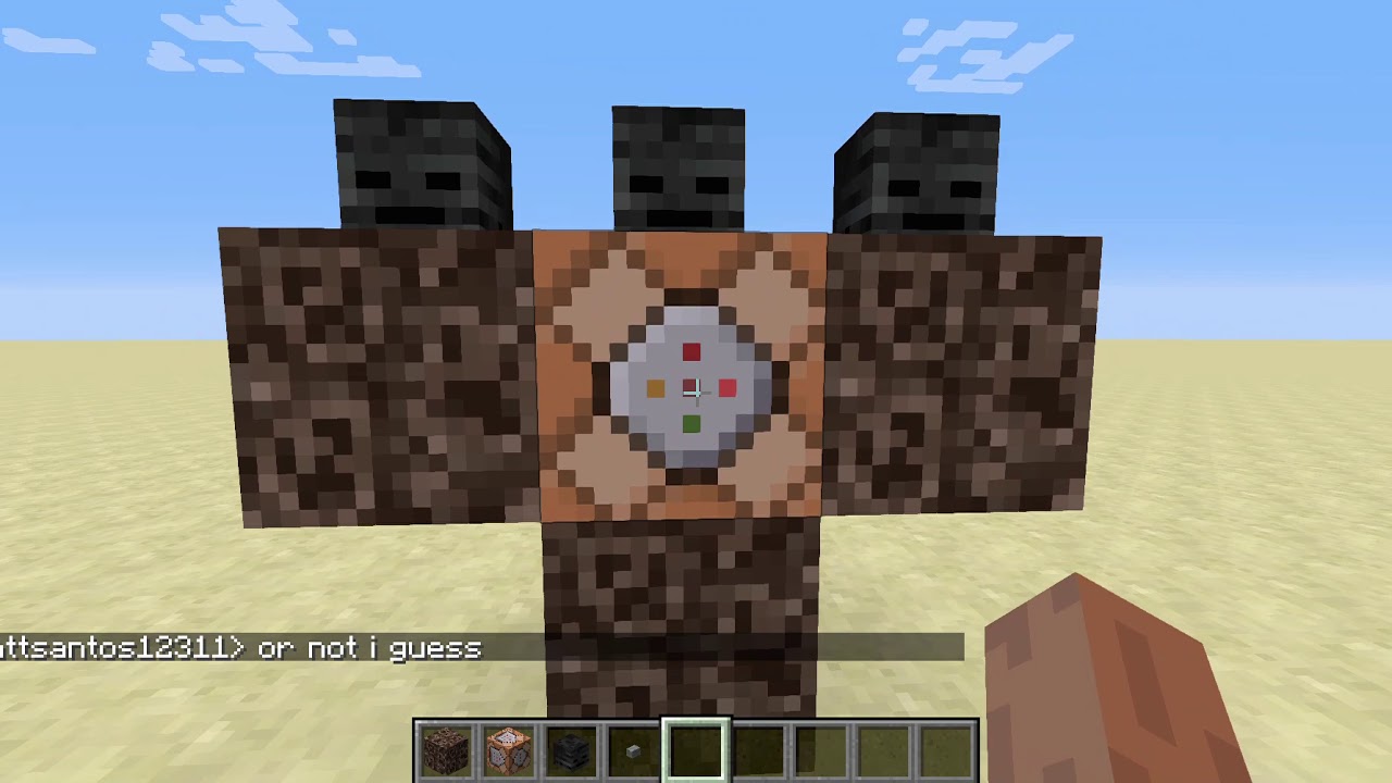 How to summon the wither storm (no clickbait) version 1.11.2  YouTube