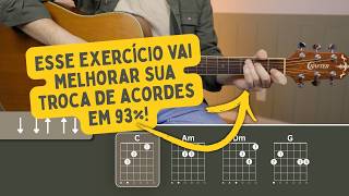 Faça esse exercício 2min por dia e a sua dificuldade na troca de acordes vai acabar!