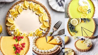 Как украсить лимонные тарты | как красиво сфотографировать выпечку 📸 | Cakes decorating ideas